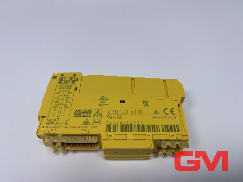 B&R Safe Output Module X20SO4110 Safety Digital Output SO4110 Revision G0