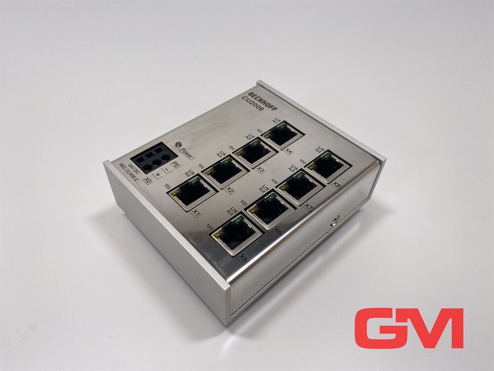 Beckhoff Ethernet Switch CU2008-0000 8 Ports Module Unit CU2008 Verteilermodul