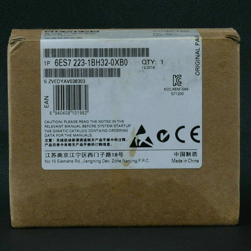 1PC Siemens 6ES7223-1BH32-0XB0 New In Box 6ES72231BH320XB0 Expedited Shipping DHL / UPS / FedEx