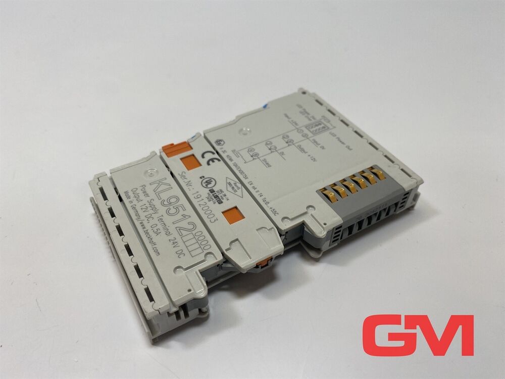 Beckhoff Netzteilklemme KL9512 Power Supply Terminal 12V Dc Out 0,5A 24V Dc