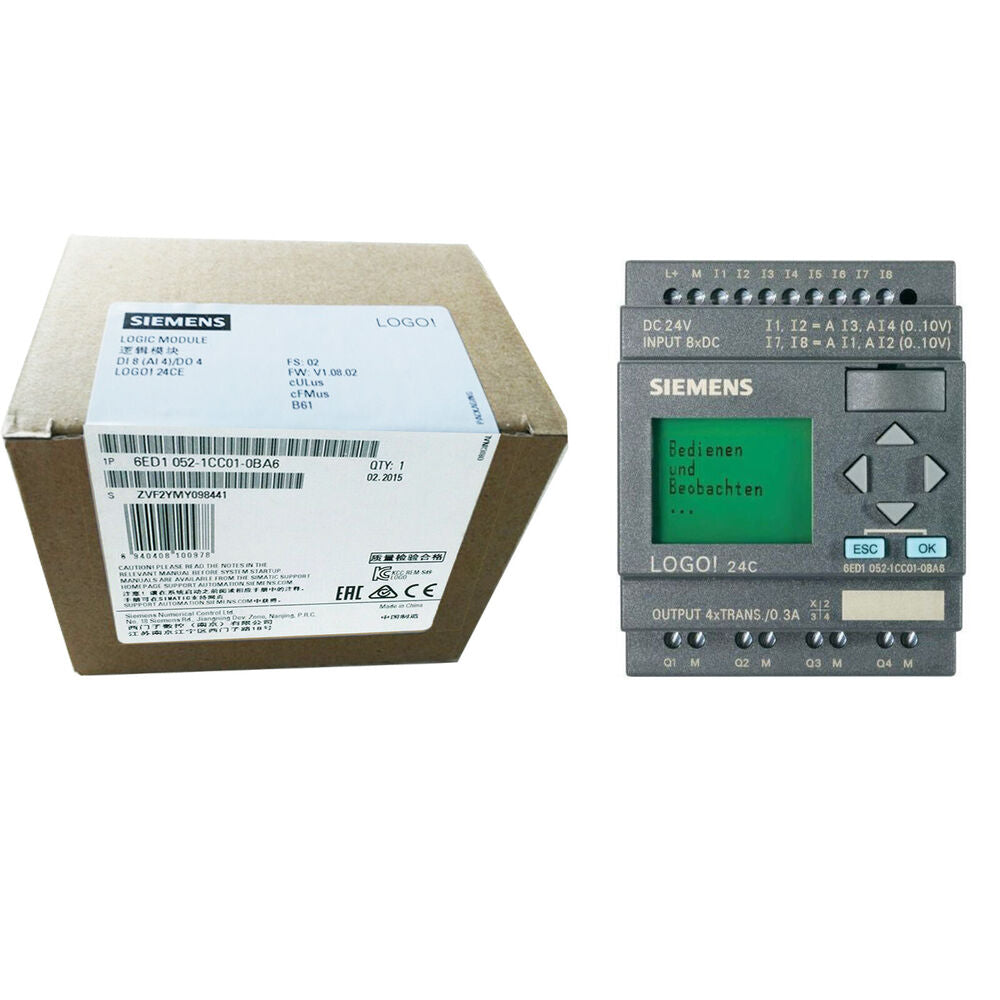New In Box SIEMENS 6ED1 052-1CC01-0BA6 6ED1052-1CC01-0BA6 Logic Module DHL / UPS / FedEx