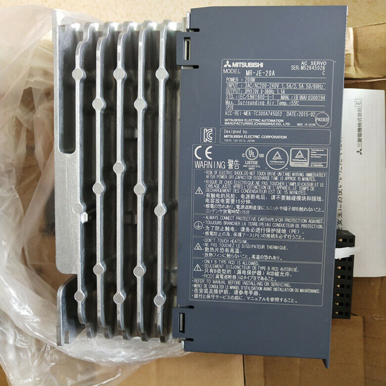 NEW MITSUBISHI AC SERVO DRIVER MR-JE-20A MRJE20A FREE EXPEDITED SHIPPING DHL / UPS / FedEX