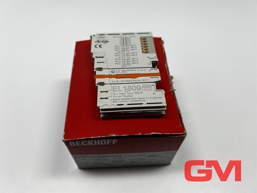 Beckhoff Digital Input Terminal EL1809 Ethercat - Terminal