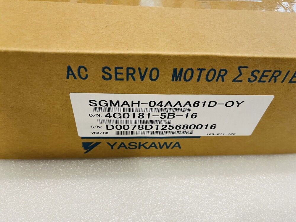 1PC New Yaskawa SGMAH-04AAA61D-OY Servo Motor Expedited Shipping