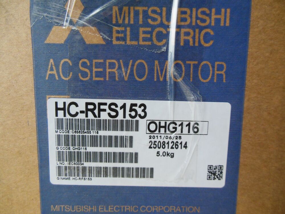 MITSUBISHI HC-RFS153 MITSUBISHI HCRFS153 AC Servo Motor UPS / DHL / Fedex