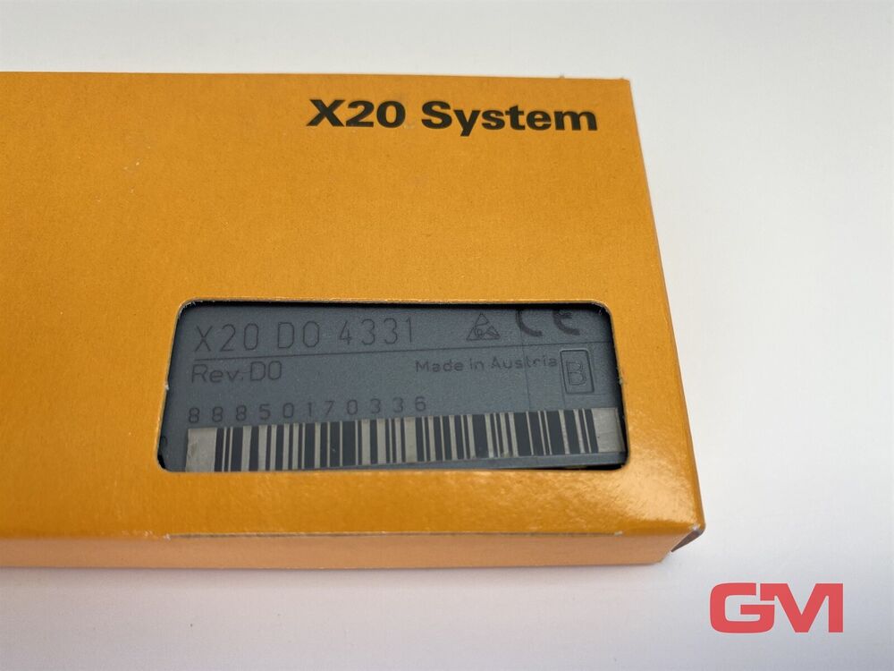 B&R Output Module X20DO4331 Digital Unit X20 DO4331 Revision D0