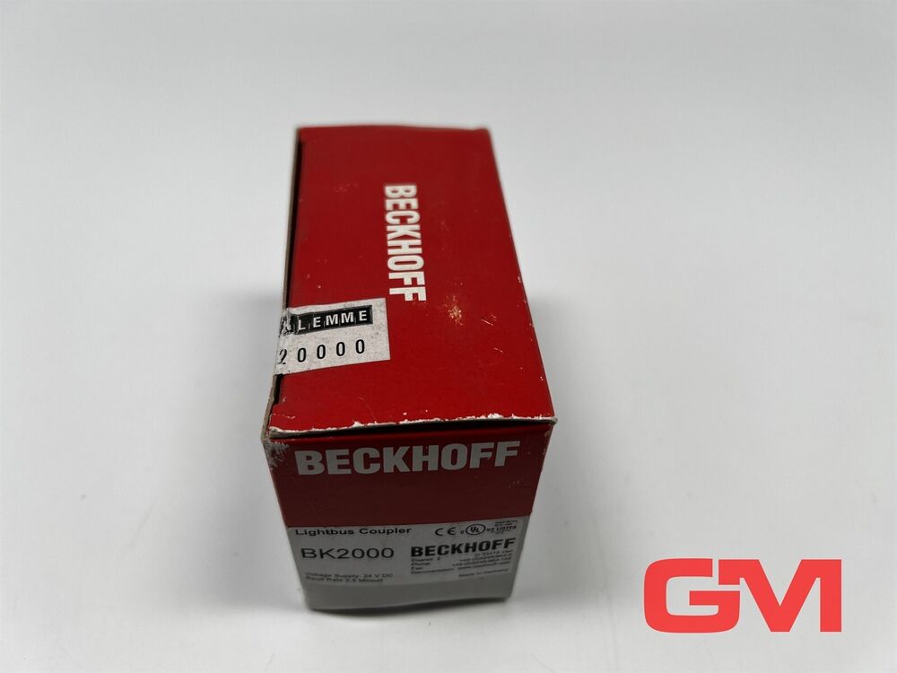 Beckhoff Bus Coupler BK2000 Lightbus Coupler Unit Lightbus-Buskoppler Unit