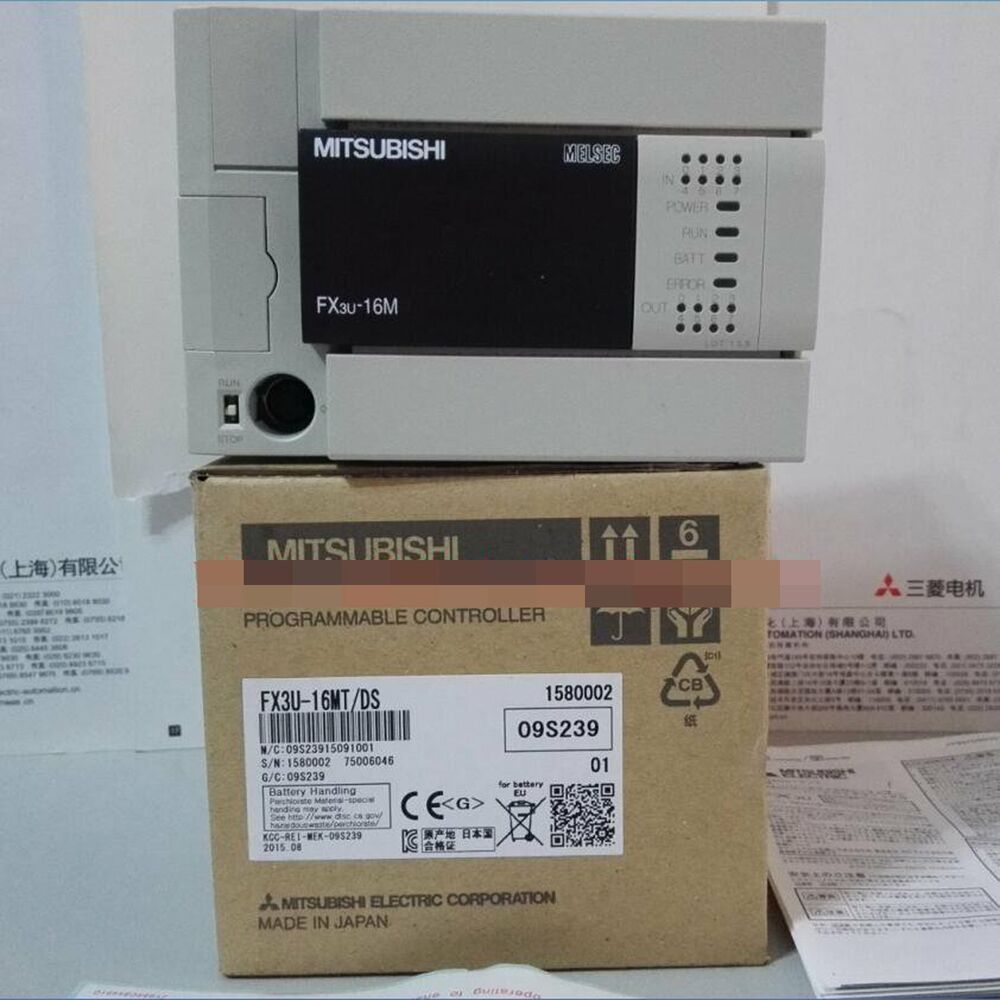 1PC Mitsubishi FX3U-16MT/DS PLC Module FX3U-16MT DS New Expedited Shipping DHL / UPS / FedEx