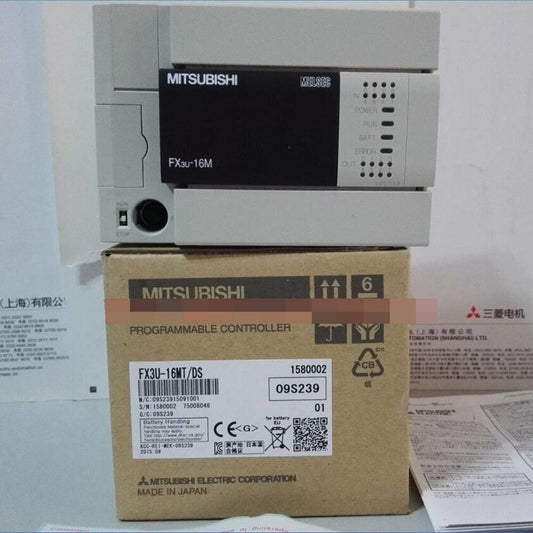 1PC Mitsubishi FX3U-16MT/DS PLC Module FX3U-16MT DS New Expedited Shipping DHL / UPS / FedEx