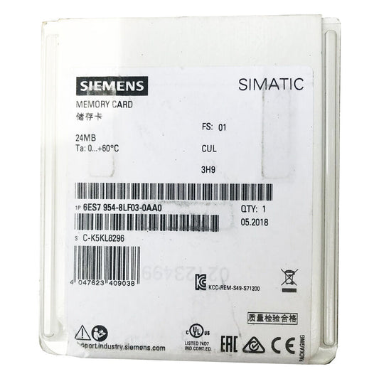New In Box SIEMENS 6ES7954-8LF03-0AA0 6ES7 954-8LF03-0AA0 Memory Card DHL / UPS / FedEx