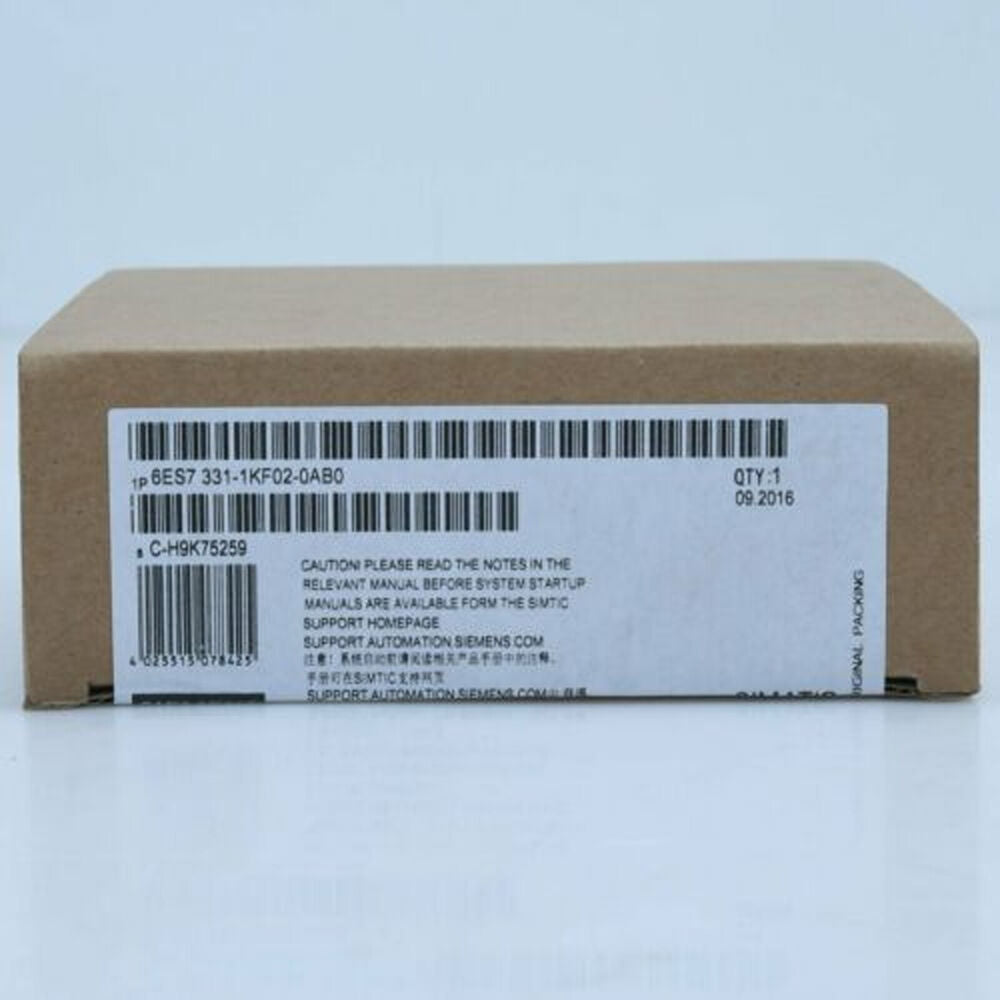 Siemens Analog Input 6ES7 331-1KF02-0AB0 / 6ES7331-1KF02-0AB0 PLC New in DHL / UPS / FedEx