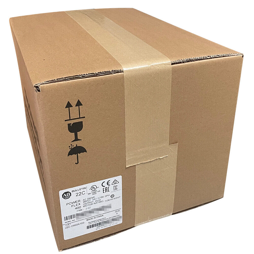 Allen Bradley 22C-D060A103 Powerflex 400 AC Drive 40HP SEALED AB 22C-D060A103 DHL / UPS / FedEx