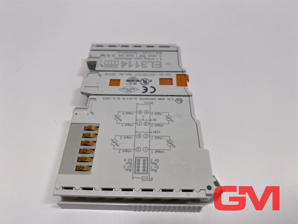 Beckhoff 4-channel analog input EL{3114} EtherCAT - Terminal EL 3114