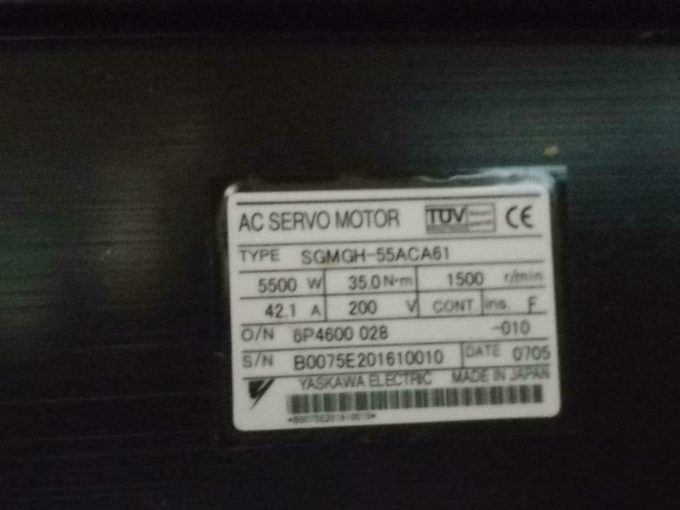 1PC New Yaskawa SGMGH-55ACA61 Servo Motor Expedited Shipping SGMGH55ACA61