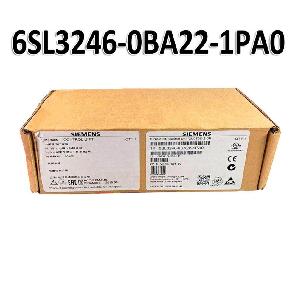 New Siemens 6SL3246-0BA22-1PA0 G120 CONTROL UNIT CU250S-2 DP 6SL3 246-0BA22-1PA0
