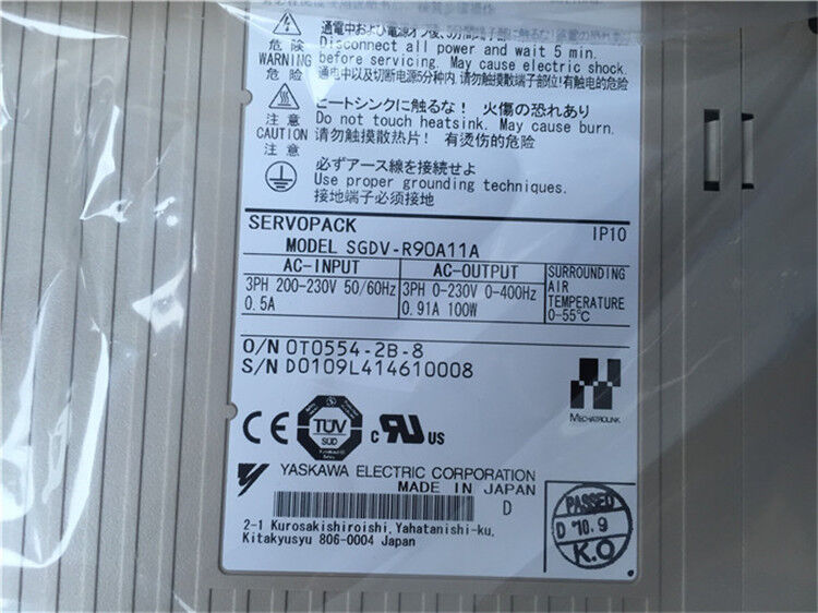 YASKAWA AC SERVO DRIVER SGDV-R90A11A SGDVR90A11A NEW FREE EXPEDITED SHIPPING DHL / UPS / FedEx