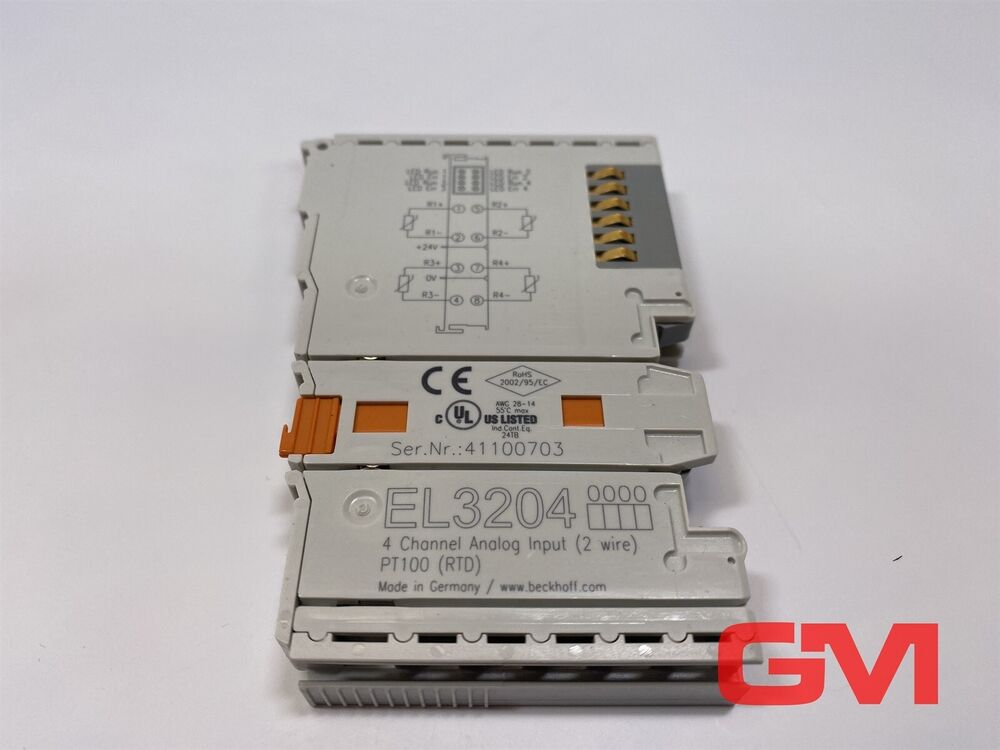 Beckhoff 4-channel analog input EL3204 module EtherCAT - Terminal