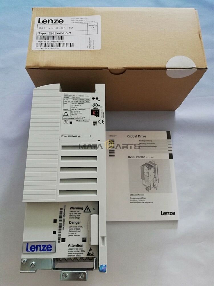 1PCS NEW Lenze 4KW Inverter E82EV402K4C E82EV402_4C