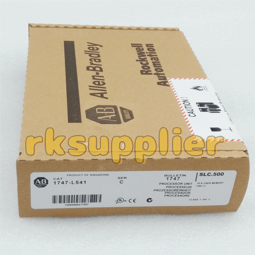NEW SEALED AB 1747-L541 /C SLC 500 SLC 5/04 CPU PROCESSOR UNIT MODULE US DHL / UPS / FedEx