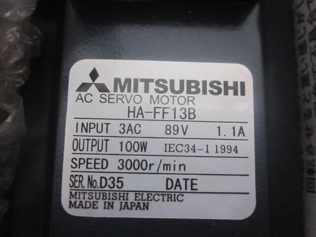 NEW&ORIGINAL MITSUBISHI AC SERVO MOTOR HA-FF13B HAFF13B FREE SHIPPING DHL / UPS / FedEx