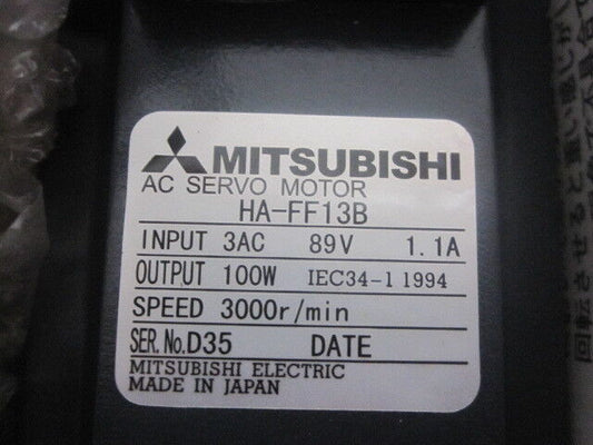 NEW&ORIGINAL MITSUBISHI AC SERVO MOTOR HA-FF13B HAFF13B FREE SHIPPING DHL / UPS / FedEx