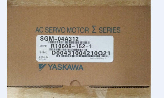YASKAWA AC SERVO MOTOR SGM-04A312 SGM04A312 NEW ORIGINAL FREE EXPEDITED SHIPPING DHL / UPS / FedEx