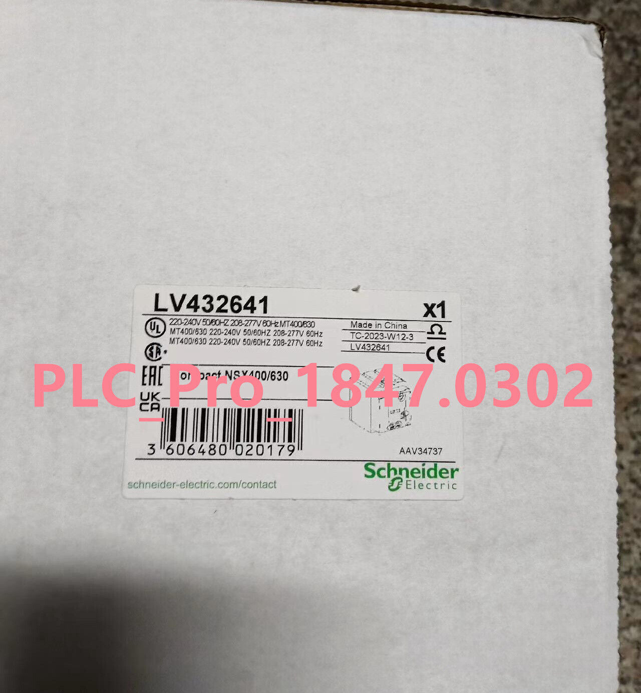 1PCS Brand New Schneider LV432641 220V NSX400/630 MT400/630 Fast delivery