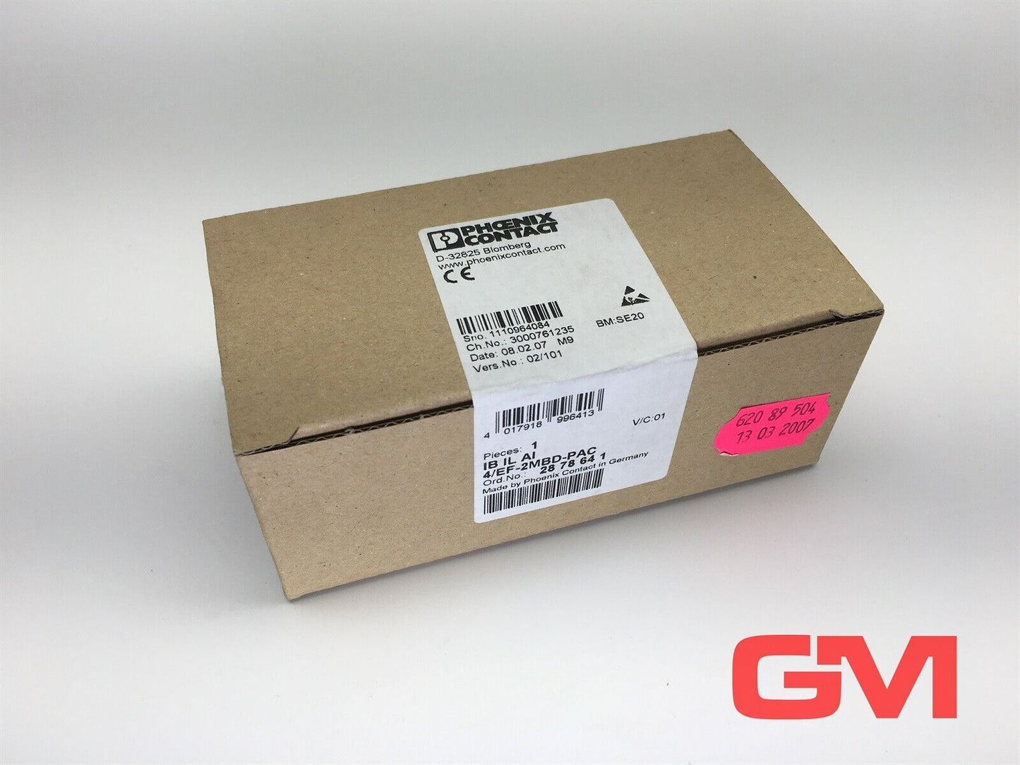 Phoenix Contact Inline Clamp IB IL AI 4/EF-2MBD-PAC Inline Terminal 28 78 64 1