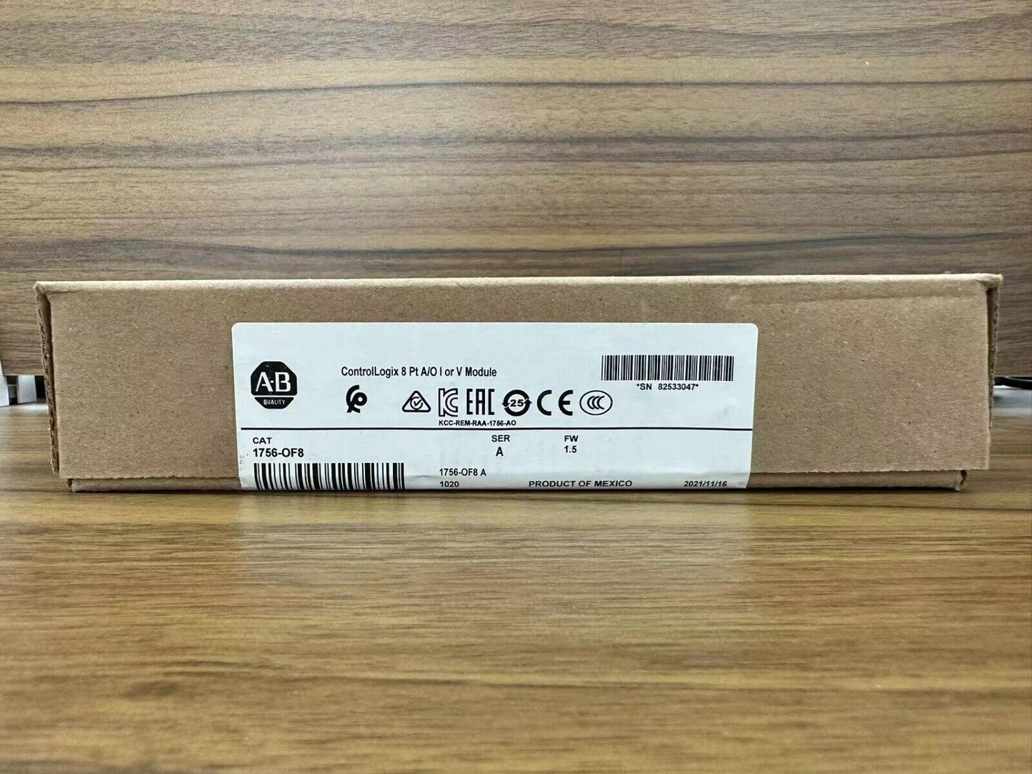 AB 1756-OF8 Factory Sealed Brand New SER A ControlLogix Output Module 1756OF8 DHL / UPS / FedEx