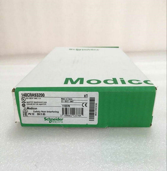 Schneider 140CRA93200 Modicon Quantum RIO Drop 1PC New In Box Expedited Shipping DHL / UPS / FedEX