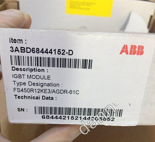 New In Box ABB ACS800 FS450R12KE3/AGDR-61C Drive Board + IGBT Board
