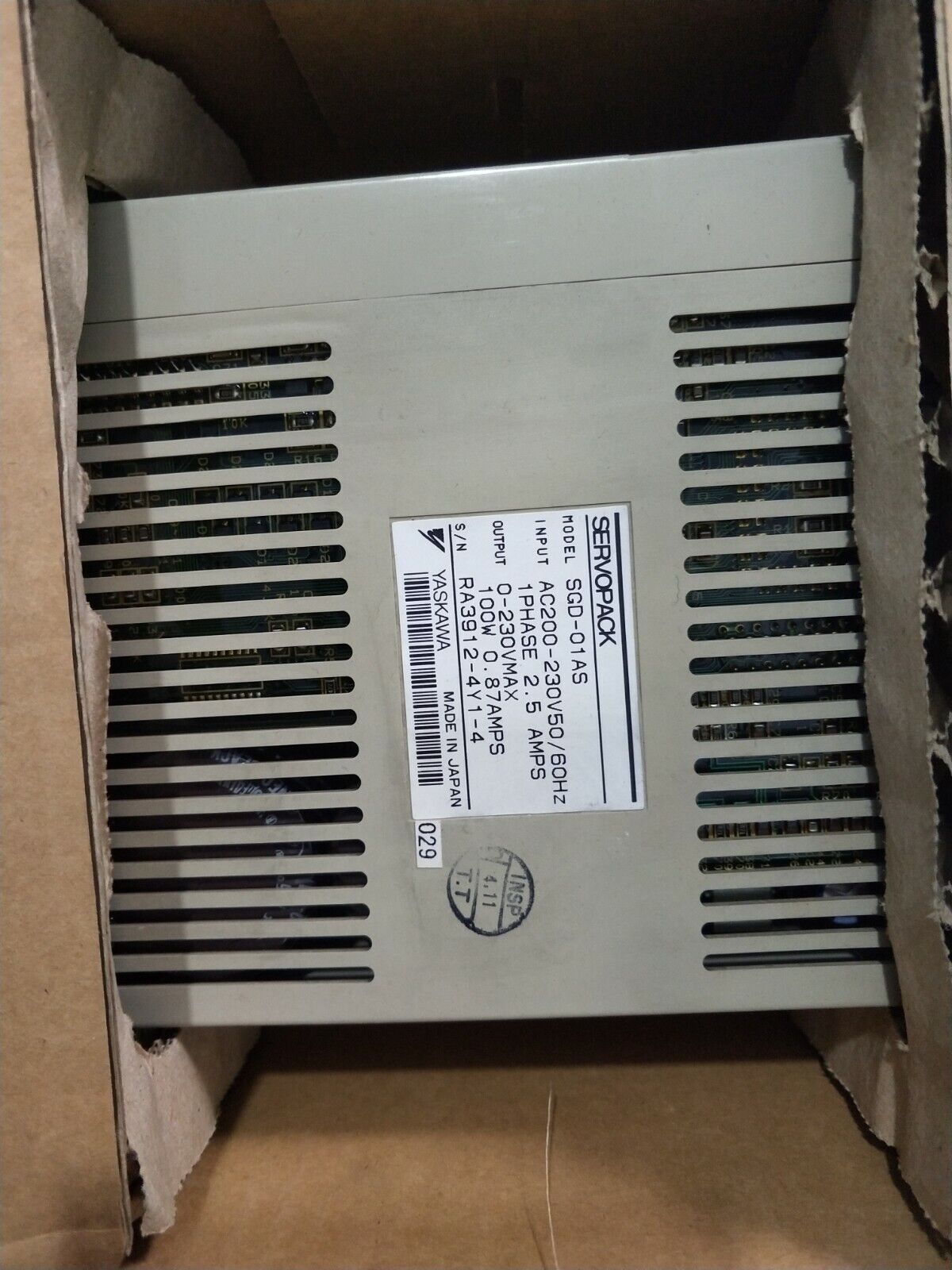 New Original Yaskawa Ac Servo Driver SGD-01AS SGD01AS FREE DHL SHIPPING DHL / UPS / FedEx