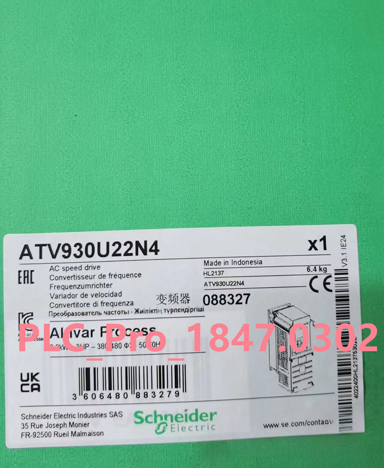 ATV930U22N4 1PCS Brand New Schneider ATV930U22N4 Fast delivery