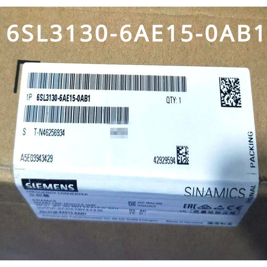 New Siemens S120 Single Motor Module 6SL3 130-6AE15-0AB1 6SL3130-6AE15-0AB1