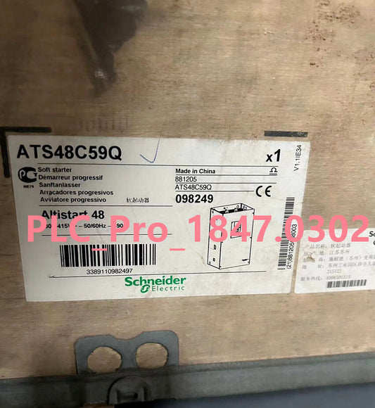 1PC NEW Schneider ATS48C59Q Sanftanlasser 560A 230-415 V 132-400 Fast delivery