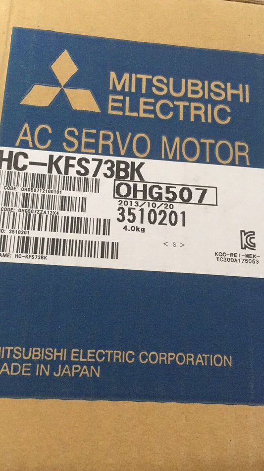 NEW MITSUBISHI AC SERVO MOTOR HC-KFS73BK HCKFS73BK FREE EXPEDITED SHIPPING DHL / UPS / FedEx