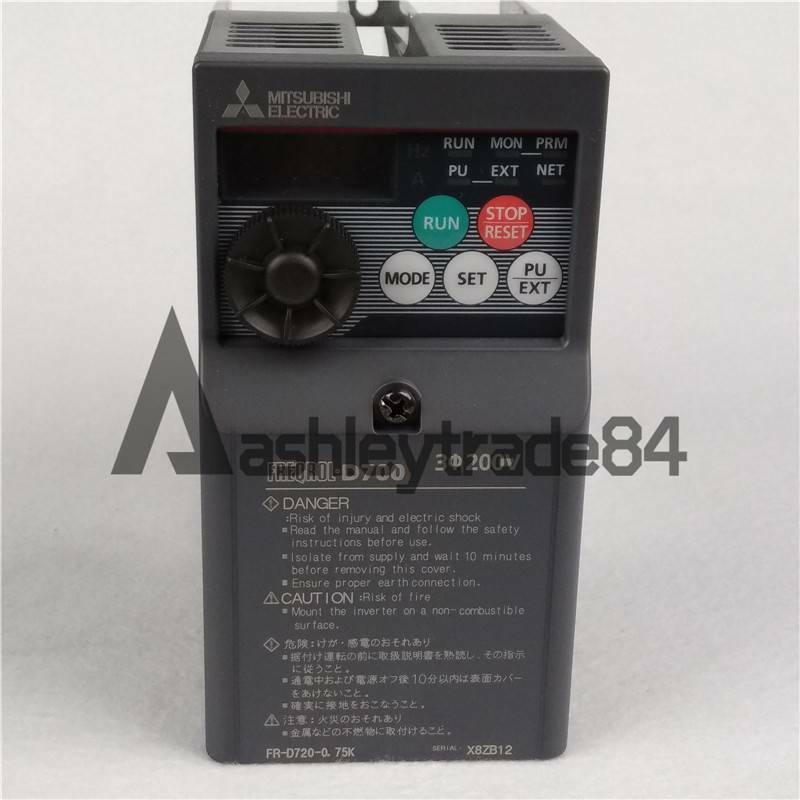New One Mitsubishi FR-D720-0.75K Inverter 0.75KW 220V UPS / DHL / FedEx