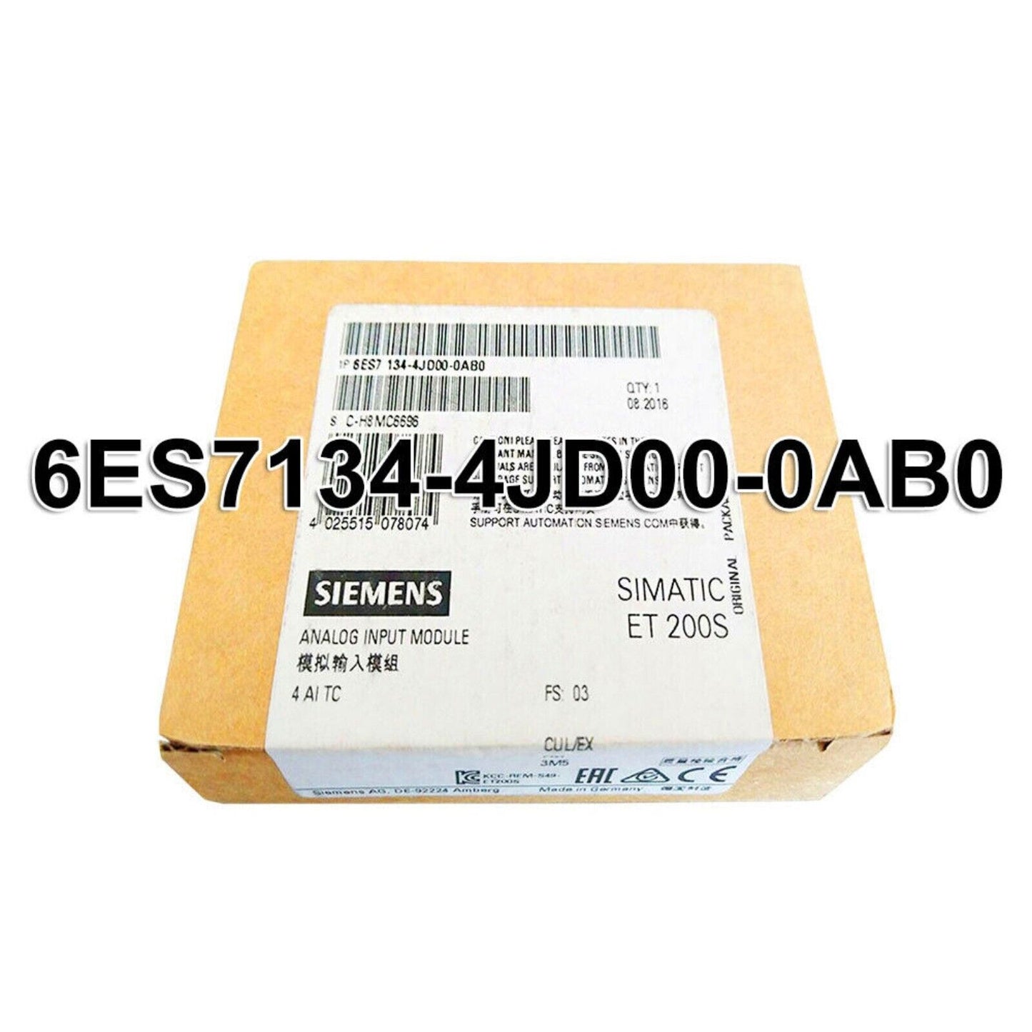 New Siemens Electronics module for ET200S 6ES7134-4JD00-0AB0 6ES7 134-4JD00-0AB0