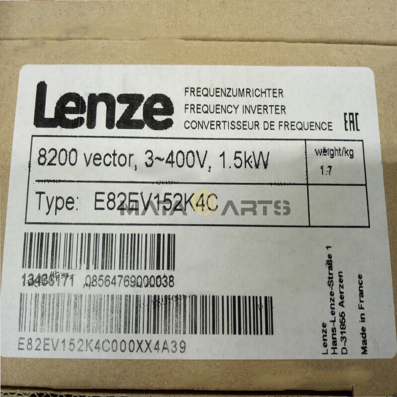 ONE NEW LENZE E82EV152K4C Inverter NSMP E82EV152-4C