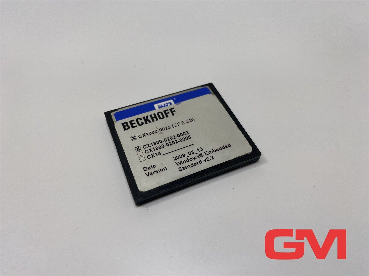 Beckhoff Compact Flash Card CX1900-0025 2GB CX1800-0202-0002