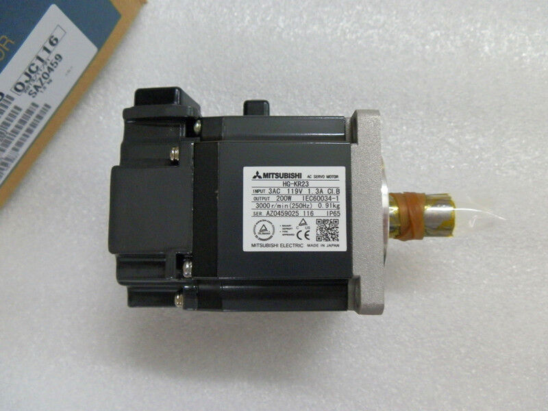 1PC NEW MITSUBISHI AC SERVO MOTOR HG-KR23 HGKR23 FREE EXPEDITED SHIPPING DHL / UPS / FedEx