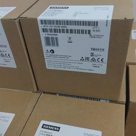 NEW SIEMENS 6ES7 214-1BG40-0XB0 CPU MODULE 6ES72141BG400XB0 EXPEDITED SHIPPING DHL / UPS / FedEx