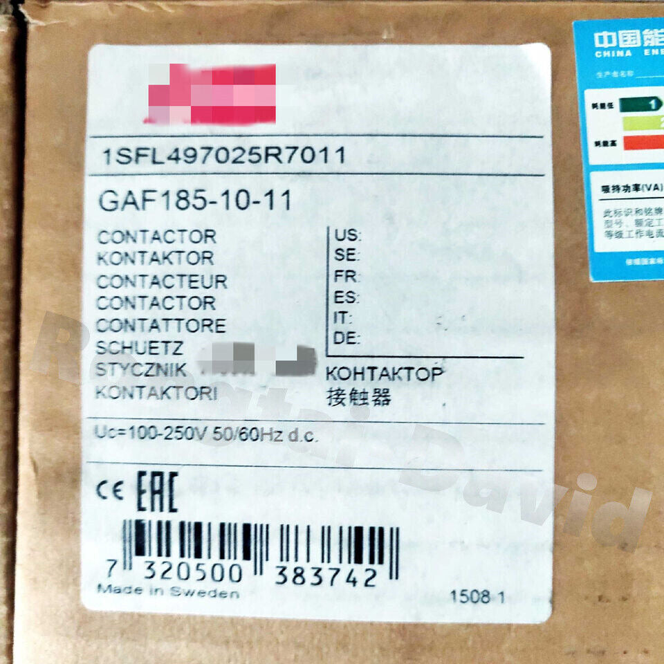 Brand New ABB DC contactor GAF185-10-11 In Box
