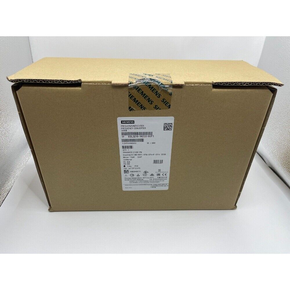 New Siemens 6SL3 210-1KE22-6UF1 SINAMICS G120C 11KW Converter 6SL3210-1KE22-6UF1
