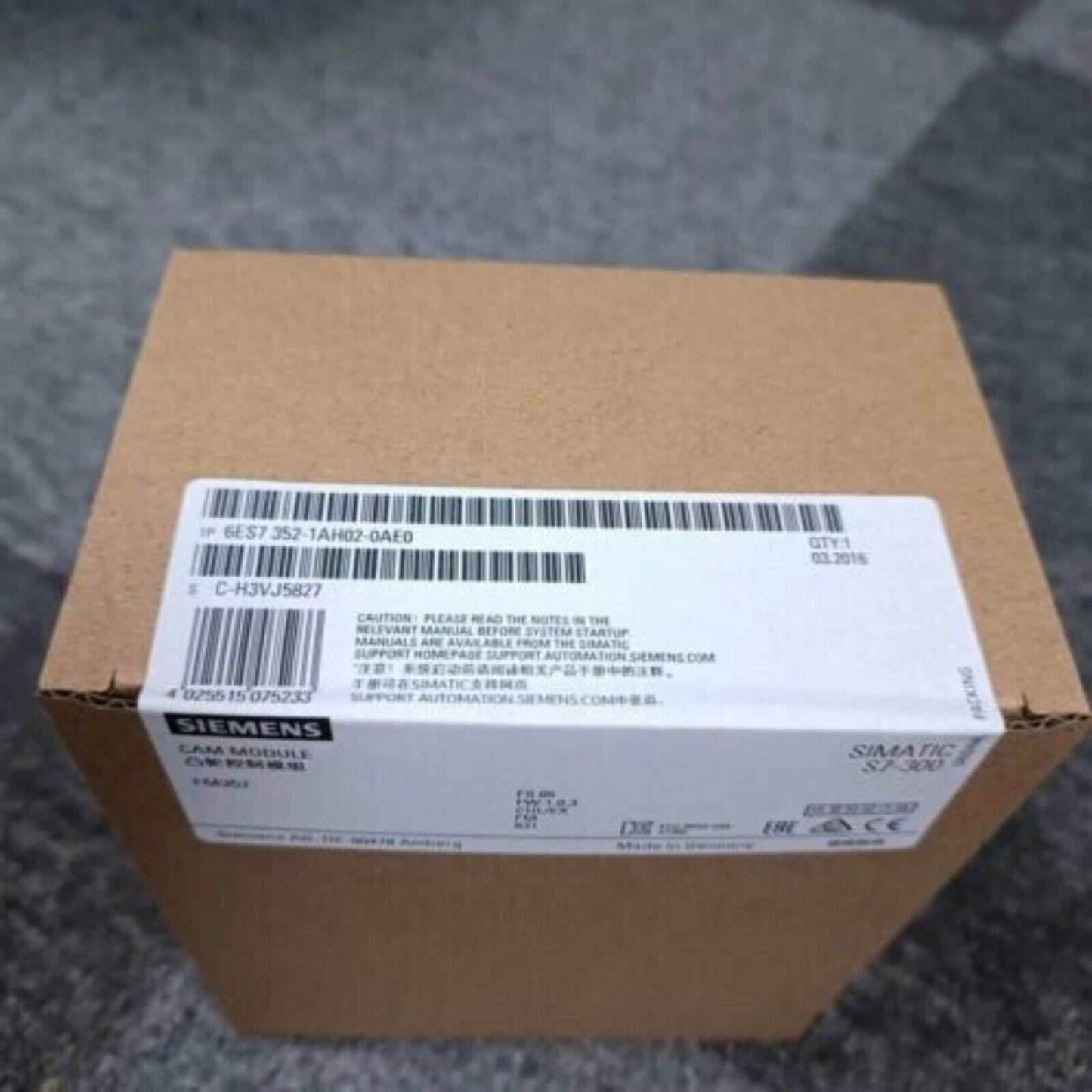 NEW Siemens 6ES7 352-1AH02-0AE0 S7-300 Cam Controller FM 352 6ES7352-1AH02-0AE0