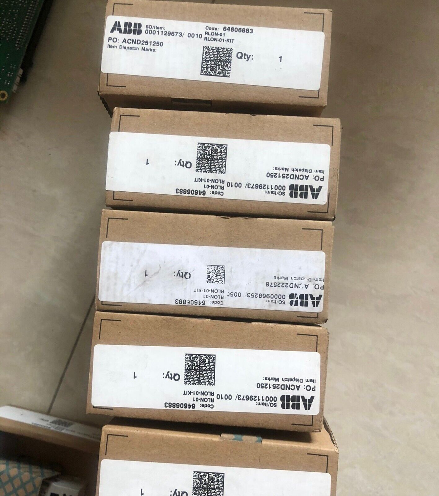 1PC NEW ORIGINAL ABB RLON-01 Adapter RLON01 FREE EXPEDITED SHIPPING DHL / UPS / FedEx