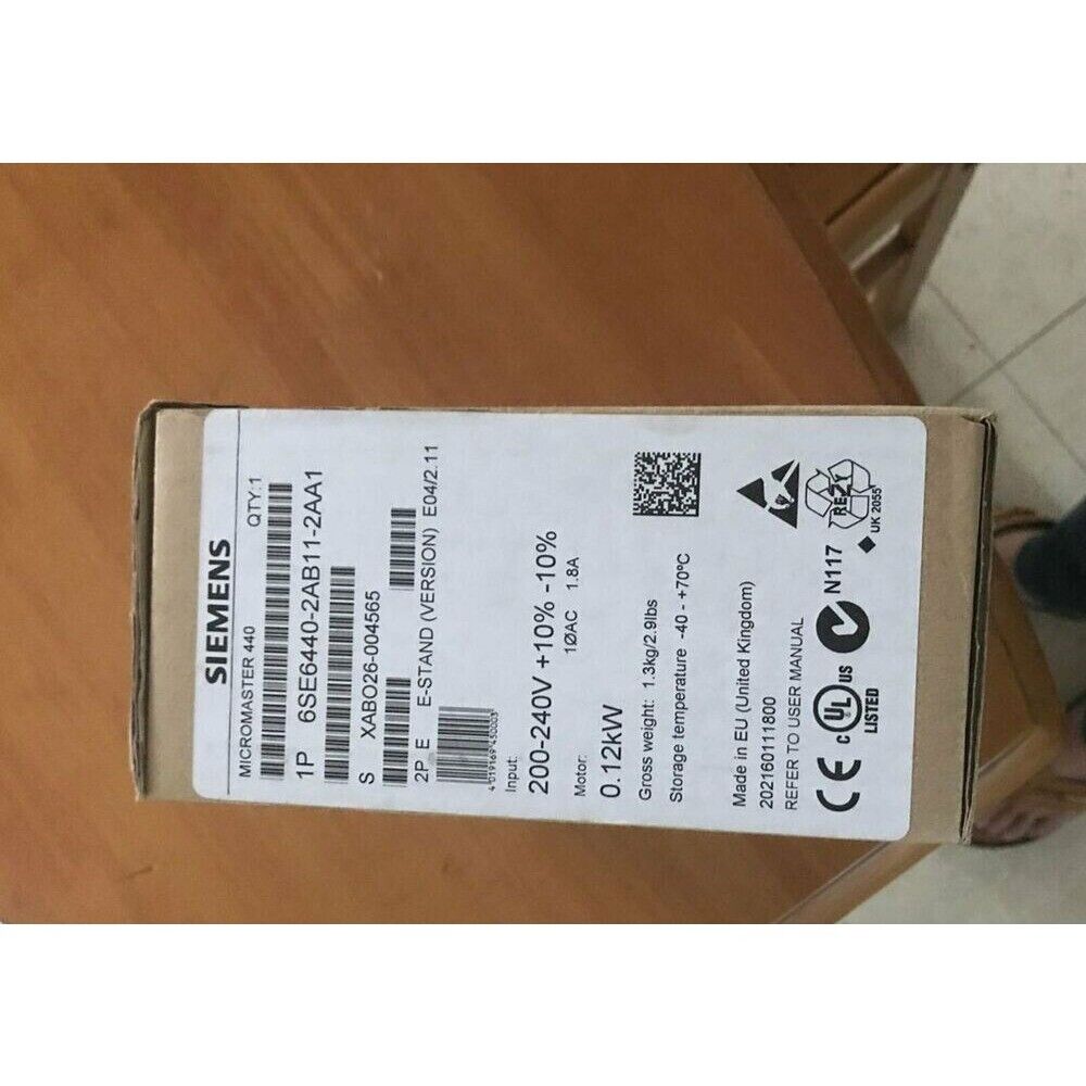 New Siemens MICROMASTER440 without filter 6SE6440-2AB11-2AA1 6SE6 440-2AB11-2AA1