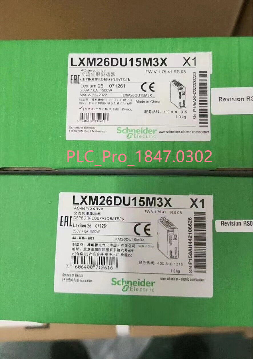 LXM26DU15M3X 1PCS New Schneider LXM26DU15M3X servo controller Fast delivery
