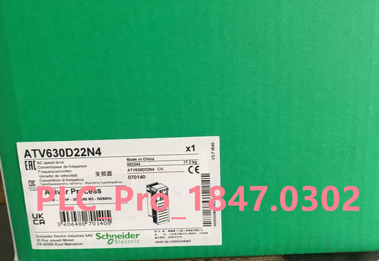 ATV630D22N4 1PCS New Schneider ATV630D22N4 frequency converter Fast delivery