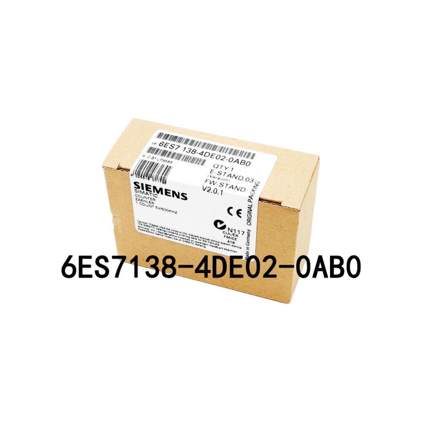 New Siemens Electronics module for ET200S 6ES7138-4DE02-0AB0 6ES7 138-4DE02-0AB0